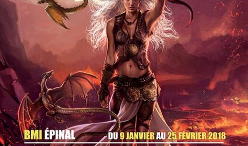 Affiche de l'exposition Magali Villeneuve