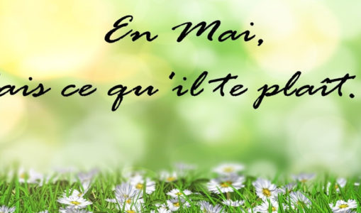 Recommandations de mai : on fait ce qu’il nous plait !