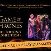 Affiche du concours de cosplay de la Game of Thrones Touring exhibition 2018