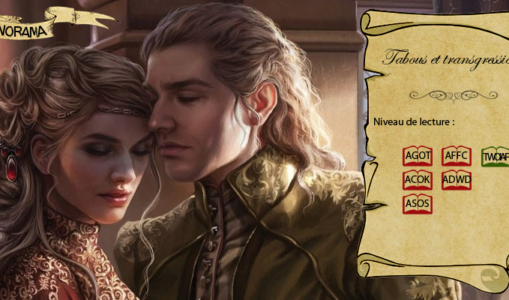 Jaime et Cersei Lannister (Illustration : Magali Villeneuve ; montage : Nymphadora)