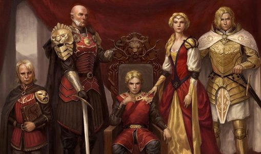 La famille Lannister (Crédits : Giacobino pour Fantasy Flight Games)