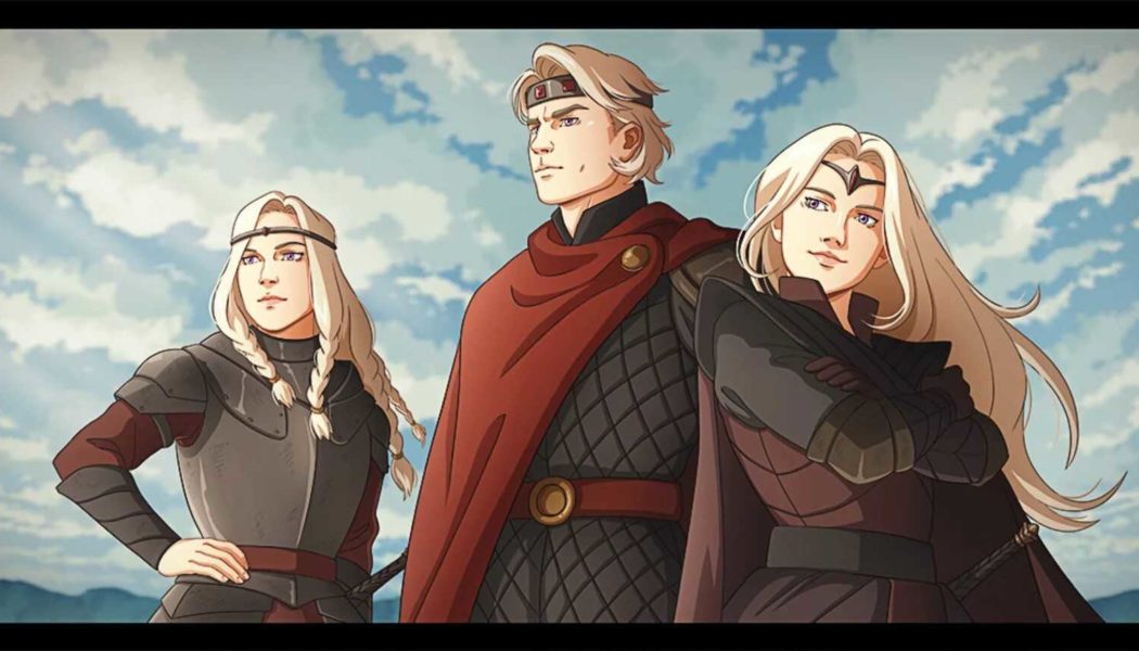 Visenya Aegon et Rhaenys