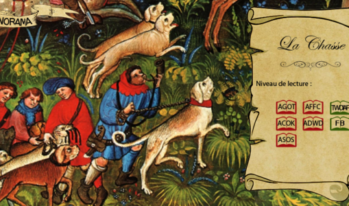 Image : Extrait du Livre de la Chasse ; montage Nymphadora